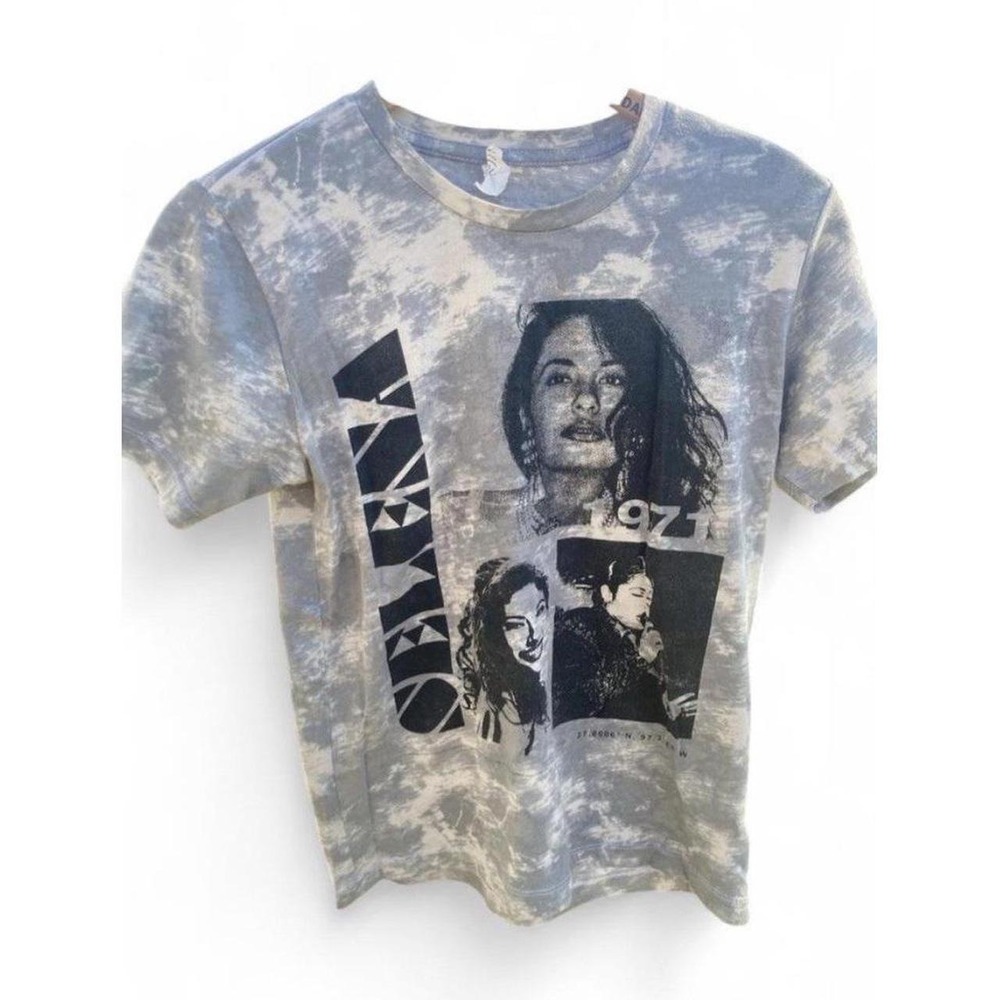Selena Quintanilla Tie Dye Graphic Tee XS Y2K Aesthetic Shirt